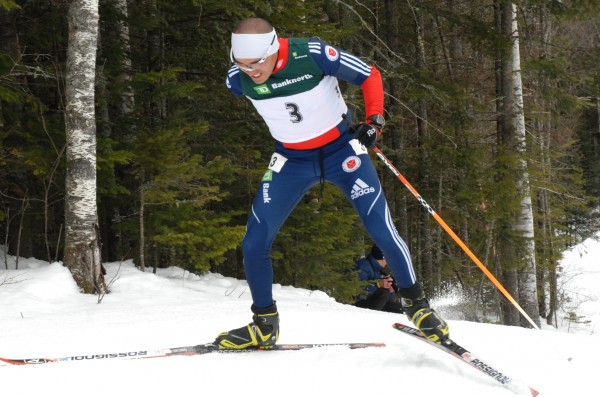 Adaptive skier Omar Bermejo powers up the final climb before entering the stadium at 10th Mountain in Fort Kent on Sunday. The member of the U.S. Paralympic team skied through three days of competition this weekend as part of the USA Biathlon championships. Adaptive skier Omar Bermejo powers up the final climb before entering the stadium at 10th Mountain in Fort Kent on Sunday. The member of the U.S. Paralympic team skied through three days of competition this weekend as part of the USA Biathlon championships.