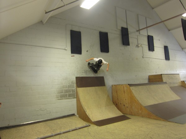 Jesse Albert of Scarborough rides above a quarter pipe at the Bath Skatepark on Sunday. Jesse Albert of Scarborough rides above a quarter pipe at the Bath Skatepark on Sunday.