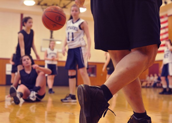 One of the first things that you notice about 'second season' basketball is that the officials wear shorts as here during a girls' game at the former Pemetic High School in Southwest Harbor on Saturday, March 28, 2010. One of the first things that you notice about 'second season' basketball is that the officials wear shorts as here during a girls' game at the former Pemetic High School in Southwest Harbor on Saturday, March 28, 2010.