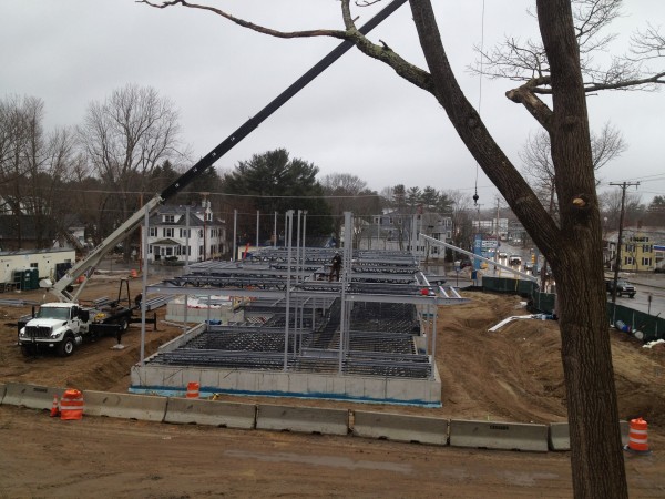 Construction of the new Brunswick police station continued on Monday, March 4, 2013. Construction of the new Brunswick police station continued on Monday, March 4, 2013.
