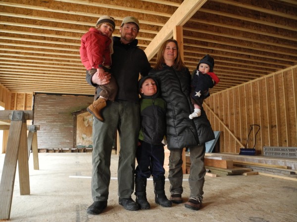 Marcie and Jeremy Howard, shown here with their young sons, are renovating Center General Store in Lincolnville, which they plan to open in late spring or early summer. Marcie and Jeremy Howard, shown here with their young sons, are renovating Center General Store in Lincolnville, which they plan to open in late spring or early summer.