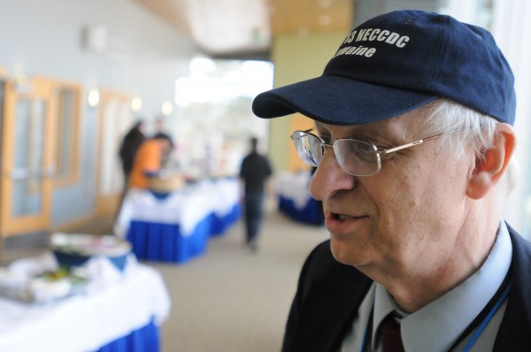 George Markowsky, UMaine Competition Director of the 2013 regional Northeast Collegiate Cyber Defense Competition, says the UMaine team was disadvantaged because as their coach he was not able to coach and be the event director. Teams are made up of 8 people, UMaine only drew 6 people to this event. UMaine came in 6th place in the competition. George Markowsky, UMaine Competition Director of the 2013 regional Northeast Collegiate Cyber Defense Competition, says the UMaine team was disadvantaged because as their coach he was not able to coach and be the event director. Teams are made up of 8 people, UMaine only drew 6 people to this event. UMaine came in 6th place in the competition.