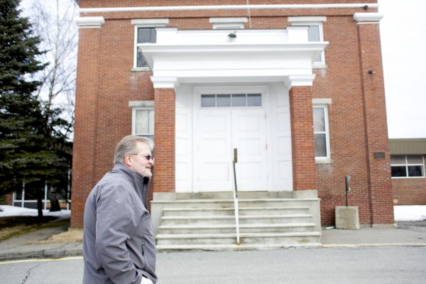 Dean Bennett, Hampden community and economic development director, talks about the old Hampden Academy building in Hampden on March 6. Town staff and council members will meet with Dan Lafayette about his proposal(s) to develop the old Hampden Academy property without tearing all of it down. Dean Bennett, Hampden community and economic development director, talks about the old Hampden Academy building in Hampden on March 6. Town staff and council members will meet with Dan Lafayette about his proposal(s) to develop the old Hampden Academy property without tearing all of it down.