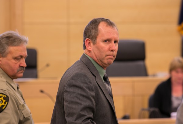 Peter Robinson is escorted out of the courtroom at the Penobscot Judicial Center after being convicted of manslaughter on Tuesday, April 2, 2013. Peter Robinson is escorted out of the courtroom at the Penobscot Judicial Center after being convicted of manslaughter on Tuesday, April 2, 2013.
