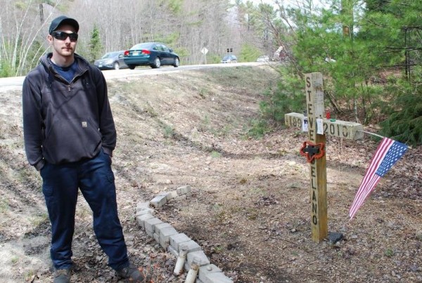 Scarborough resident Kevin Grondin was with his best friend, Steven Delano, and their prom dates when Delano's car was hit by a truck on Payne Road in Scarborough on May 8, 2010. Delano was killed, and the crash site is now a memorial maintained by Grondin. Scarborough resident Kevin Grondin was with his best friend, Steven Delano, and their prom dates when Delano's car was hit by a truck on Payne Road in Scarborough on May 8, 2010. Delano was killed, and the crash site is now a memorial maintained by Grondin.