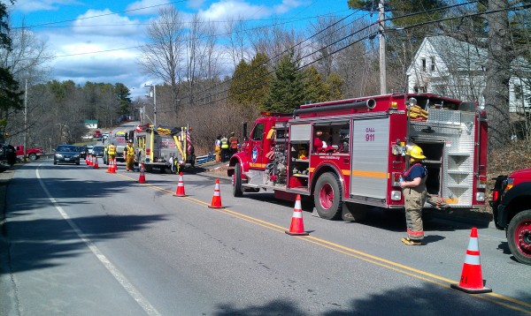 Bucksport and other area fire departments fought a house fire at 1739 River Road in Bucksport around 1 p.m. Monday. Bucksport and other area fire departments fought a house fire at 1739 River Road in Bucksport around 1 p.m. Monday.