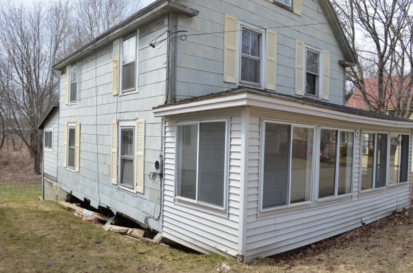 The vacant house at 9 Adams St. will be demolished by the town of Newport because of the threat that it may fall onto a neighboring home. Newport selectmen voted unanimously on Tuesday, April 16, to tear down the structure. The vacant house at 9 Adams St. will be demolished by the town of Newport because of the threat that it may fall onto a neighboring home. Newport selectmen voted unanimously on Tuesday, April 16, to tear down the structure.