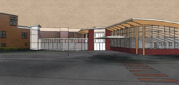 This drawing of the new Northern Maine Community College wellness center shows how the new construction will be incorporated into existing space. Work began last week and is expected to wrap up in April 2014. This drawing of the new Northern Maine Community College wellness center shows how the new construction will be incorporated into existing space. Work began last week and is expected to wrap up in April 2014.