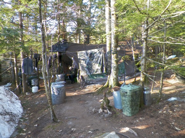 The camp where Maine State Police say Christopher Knight, 47, spent the past 27 years. The camp where Maine State Police say Christopher Knight, 47, spent the past 27 years.