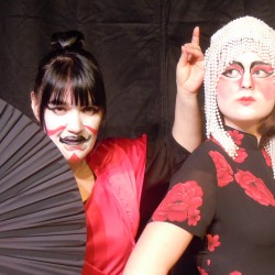 Elaine Bard of Bangor and Rose Ross of Holden appear in Orono Community Theatre's production of TALES OF TRICKERY, April 27 and 28. Elaine Bard of Bangor and Rose Ross of Holden appear in Orono Community Theatre's production of TALES OF TRICKERY, April 27 and 28.