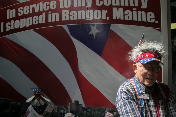 Clayton Dodge and other Maine Troop Greeters celebrated the group's 10th anniversary at the Bangor International Airport on Saturday, May 18, 2013. Clayton Dodge and other Maine Troop Greeters celebrated the group's 10th anniversary at the Bangor International Airport on Saturday, May 18, 2013.