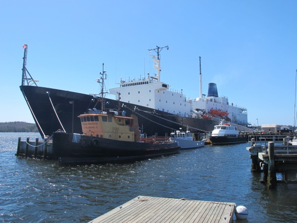 The Training Ship State of Maine, docked at Maine Maritime Academy in Castine, May 6, 2013. The Training Ship State of Maine, docked at Maine Maritime Academy in Castine, May 6, 2013.