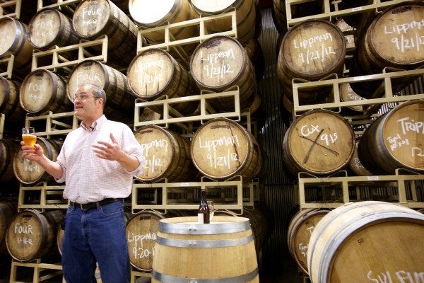 Allagash Brewing Company brewer and founder Rob Tod tastes an experimental beer in a new storage and aging facility next door to the main building in Portland on Wednesday. Allagash, Maine's second-largest brewer, increased production by 36 percent in 2012 to 1.4 million from 1.03 million gallons the previous year. Allagash Brewing Company brewer and founder Rob Tod tastes an experimental beer in a new storage and aging facility next door to the main building in Portland on Wednesday. Allagash, Maine's second-largest brewer, increased production by 36 percent in 2012 to 1.4 million from 1.03 million gallons the previous year.