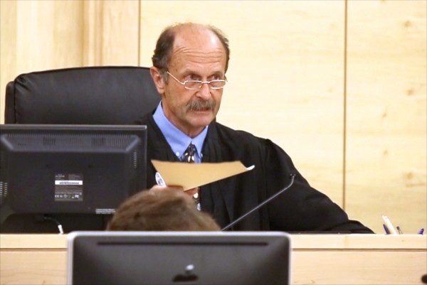 Superior Court Justice William Anderson is shown in court last week. Superior Court Justice William Anderson is shown in court last week.