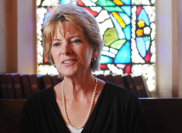 Beth Rogers, a member of All Souls Congregational Church, will receive a master's degree Wednesday from Grace Evangelical College and Seminary. The graduation ceremony will be held at All Souls this year, the first time it has been held at a mainline denomination's church. Beth Rogers, a member of All Souls Congregational Church, will receive a master's degree Wednesday from Grace Evangelical College and Seminary. The graduation ceremony will be held at All Souls this year, the first time it has been held at a mainline denomination's church.