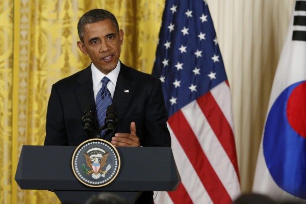 President Barack Obama addresses a joint news conference in the East Room of the White House in Washington on Tuesday. President Barack Obama addresses a joint news conference in the East Room of the White House in Washington on Tuesday.