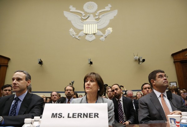 Former U.S. Internal Revenue Service Commissioner Douglas Shulman (L-R), IRS Director of Exempt Organizations Lois Lerner and U.S. Deputy Treasury Secretary Neal Wolin take their seats to testify before a House Oversight and Government Reform Committee hearing on targeting of political groups seeking tax-exempt status from by the IRS, on Capitol Hill in Washington, May 22, 2013. Former U.S. Internal Revenue Service Commissioner Douglas Shulman (L-R), IRS Director of Exempt Organizations Lois Lerner and U.S. Deputy Treasury Secretary Neal Wolin take their seats to testify before a House Oversight and Government Reform Committee hearing on targeting of political groups seeking tax-exempt status from by the IRS, on Capitol Hill in Washington, May 22, 2013.