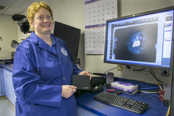 Forensic scientist Cindy Homer displays a fingerprint sample imaged using the print gel scanner at the Maine State Police crime lab in Augusta. The scanner has a resolution of between 150 and 180 megapixels, allowing prints to be examined even from extremely difficult impressions, like from human flesh. Forensic scientist Cindy Homer displays a fingerprint sample imaged using the print gel scanner at the Maine State Police crime lab in Augusta. The scanner has a resolution of between 150 and 180 megapixels, allowing prints to be examined even from extremely difficult impressions, like from human flesh.