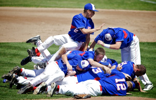 Messalonskee High School of Oakland, which won the Class A baseball state championship last year, is headed to the Eastern Maine finals again in 2013 after Saturday's 7-2 win over Hampden Academy. Messalonskee High School of Oakland, which won the Class A baseball state championship last year, is headed to the Eastern Maine finals again in 2013 after Saturday's 7-2 win over Hampden Academy.