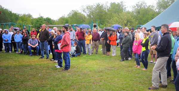 About 250 people came to the ceremony celebrating the life of Dacano Arno at the Kiwanis Park in Dover-Foxcroft Friday afternoon. Dacano died earlier this week in a swimming accident. About 250 people came to the ceremony celebrating the life of Dacano Arno at the Kiwanis Park in Dover-Foxcroft Friday afternoon. Dacano died earlier this week in a swimming accident.