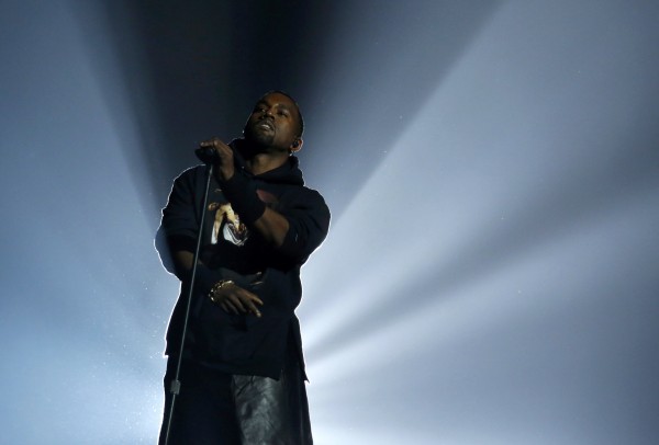 Kanye West performs during the "12-12-12" benefit concert for victims of Superstorm Sandy at Madison Square Garden in New York December 12, 2012. Kanye West performs during the "12-12-12" benefit concert for victims of Superstorm Sandy at Madison Square Garden in New York December 12, 2012.