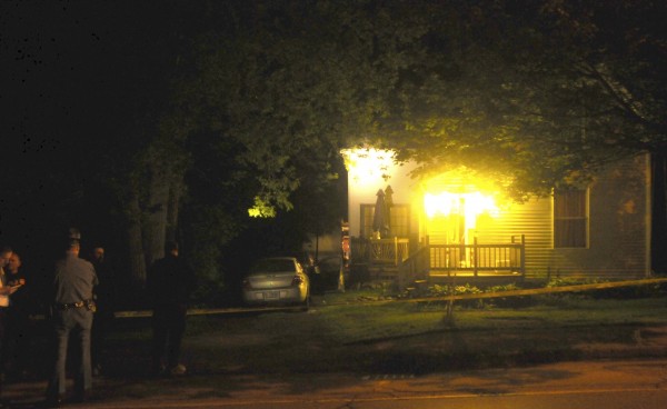 Crime scene tape surrounds a house on Main Road South in Hampden on Sunday night after a man was fatally shot by a police officer. Crime scene tape surrounds a house on Main Road South in Hampden on Sunday night after a man was fatally shot by a police officer.