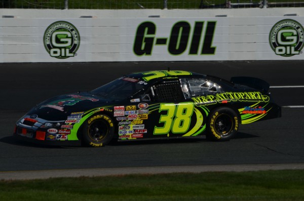 Austin Theriault of Fort Kent wheels the No. 38 Mainely Motorsports TV Ford during the G-Oil 100 at New Hampshire Motor Speedway in Loudon, N.H., last September. Theriault will be competing in two races this weekend, one in Nova Scotia on Saturday and the other at Oxford Plains Speedway on Sunday. Austin Theriault of Fort Kent wheels the No. 38 Mainely Motorsports TV Ford during the G-Oil 100 at New Hampshire Motor Speedway in Loudon, N.H., last September. Theriault will be competing in two races this weekend, one in Nova Scotia on Saturday and the other at Oxford Plains Speedway on Sunday.