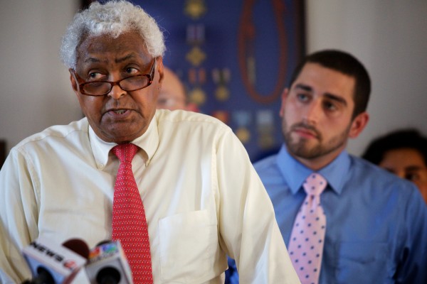 Bob Talbot (left) of the American Civil Liberties Union of Maine, said the state's marijuana laws unfairly target African-Americans at a press conference Monday in Portland. David Boyer, Maine political director for the Marijuana Policy Project, (right) said in a statement released before the news conference, "There is no need for the city to continue spending time and resources punishing adults simply for using a substance that is objectively less harmful than alcohol." Bob Talbot (left) of the American Civil Liberties Union of Maine, said the state's marijuana laws unfairly target African-Americans at a press conference Monday in Portland. David Boyer, Maine political director for the Marijuana Policy Project, (right) said in a statement released before the news conference, "There is no need for the city to continue spending time and resources punishing adults simply for using a substance that is objectively less harmful than alcohol."