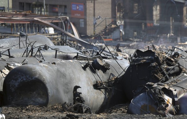 The site of the train wreck is pictured in Lac-Megantic, July 12, 2013. Shell-shocked residents of Lac-Megantic, took small steps on a long path back to normalcy on Friday as they returned to homes and businesses just a short walk from the lakeside town's center, devastated by a fiery rail crash last week. The site of the train wreck is pictured in Lac-Megantic, July 12, 2013. Shell-shocked residents of Lac-Megantic, took small steps on a long path back to normalcy on Friday as they returned to homes and businesses just a short walk from the lakeside town's center, devastated by a fiery rail crash last week.