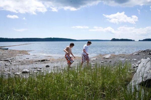 Brunswick High School students Catlin Compton and Will Bessey said they've been coming to Simpson's Point since 2008 and might be receptive to an off-season opening for motorized boats. Brunswick High School students Catlin Compton and Will Bessey said they've been coming to Simpson's Point since 2008 and might be receptive to an off-season opening for motorized boats.