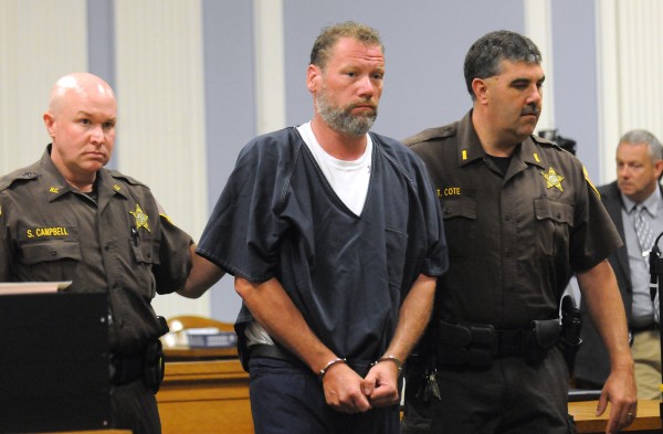 William Morse is escorted into the courtroom at the Hancock County Superior Court in Ellsworth Friday for his first appearance. Morse is charged with allegedly killing Trenton resident Richard Bellittieri. William Morse is escorted into the courtroom at the Hancock County Superior Court in Ellsworth Friday for his first appearance. Morse is charged with allegedly killing Trenton resident Richard Bellittieri.