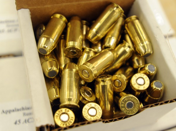 45 ACP ammo from Appalachain Ammunition Inc at the 2013 Annual Bangor Gun Show at the Cross Insurance Center this weekend. 45 ACP ammo from Appalachain Ammunition Inc at the 2013 Annual Bangor Gun Show at the Cross Insurance Center this weekend.