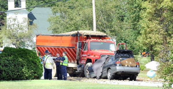 The scene of a fatal accident on Route 108 in Canton near the entrance of the Victorian Villa. The scene of a fatal accident on Route 108 in Canton near the entrance of the Victorian Villa.