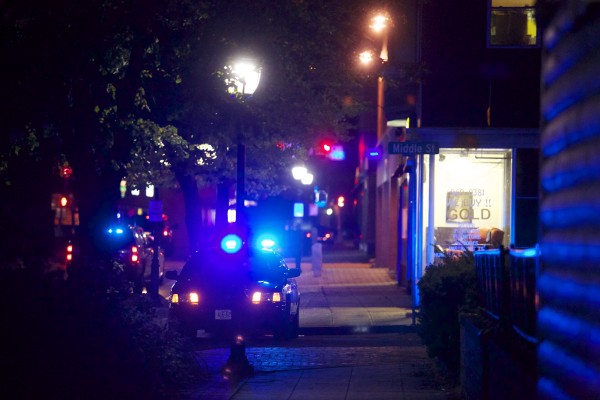 A Maine State Police trooper shot and killed a man, believed to be in his thirties, who reportedly stabbed his girlfriend to death Oct. 19 in an Old Town apartment along Main Street. A Maine State Police trooper shot and killed a man, believed to be in his thirties, who reportedly stabbed his girlfriend to death Oct. 19 in an Old Town apartment along Main Street.