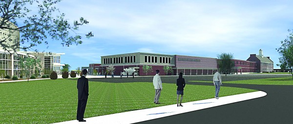 This image shows what Kennebunk High School could look like if a $53.55 million renovation project is approved by voters. This image shows what Kennebunk High School could look like if a $53.55 million renovation project is approved by voters.