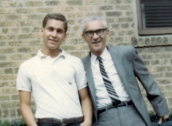 Eddie Adelman, of Belfast, is pictured with his father, Max, at his high school graduation in Brooklyn, N.Y., in 1967. Eddie Adelman, of Belfast, is pictured with his father, Max, at his high school graduation in Brooklyn, N.Y., in 1967.