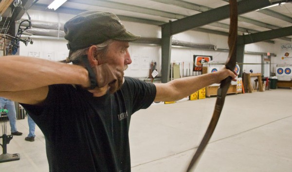 An arrow flies off the end of Gary Peters' bow recently in a practice range at Lakeside Archery in North Yarmouth. Southern coastal Maine is home to an expanded archery season that was designed to thin deer herds in an area where urbanization has eliminated firearms hunting in many areas. In Falmouth, town leaders recently enacted an ordinance to restrict bow hunting from some town-owned properties. An arrow flies off the end of Gary Peters' bow recently in a practice range at Lakeside Archery in North Yarmouth. Southern coastal Maine is home to an expanded archery season that was designed to thin deer herds in an area where urbanization has eliminated firearms hunting in many areas. In Falmouth, town leaders recently enacted an ordinance to restrict bow hunting from some town-owned properties.