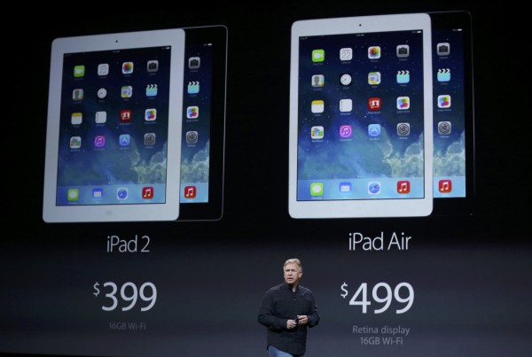 Philip W. Schiller, Senior Vice President of worldwide marketing at Apple Inc, introduces the new iPad Air during an Apple event in San Francisco, California October 22, 2013. Philip W. Schiller, Senior Vice President of worldwide marketing at Apple Inc, introduces the new iPad Air during an Apple event in San Francisco, California October 22, 2013.