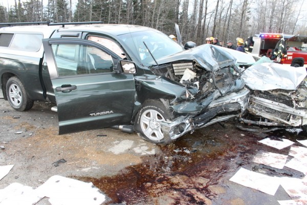Abigail Ladner, 19, of Fort Fairfield is in critical condition late Monday morning at Eastern Maine Medical Center in Bangor following a late afternoon head-on collision Sunday on Route 1A. Abigail Ladner, 19, of Fort Fairfield is in critical condition late Monday morning at Eastern Maine Medical Center in Bangor following a late afternoon head-on collision Sunday on Route 1A.