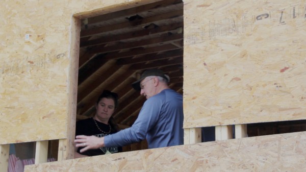 Jennifer Jacques and her father, Mark Jacques, work on the refurbishment of her house. Mark comes up from Biddeford once a week to help his daughter convert the garage into a home for her and her daughters. Jennifer Jacques and her father, Mark Jacques, work on the refurbishment of her house. Mark comes up from Biddeford once a week to help his daughter convert the garage into a home for her and her daughters.