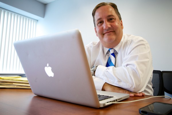 Mark Ouellette, director of Mobilize Maine, works on creating more sustainable, higher wage jobs by collaborating with everyday citizens. Mark Ouellette, director of Mobilize Maine, works on creating more sustainable, higher wage jobs by collaborating with everyday citizens.