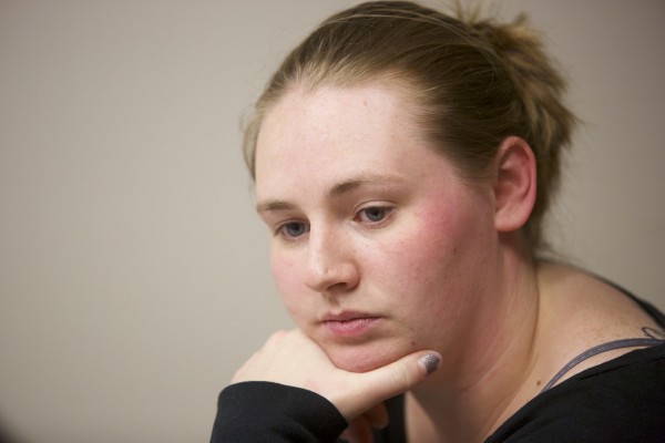 Danielle Ashley Ogden talks about the health of her daughter who suffered a gunshot wound to the neck last month at their Bald Mountain Drive residence in Bangor. Danielle Ashley Ogden talks about the health of her daughter who suffered a gunshot wound to the neck last month at their Bald Mountain Drive residence in Bangor.