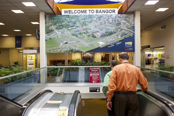 Superintendent of Operations at the Bangor International Airport Robbie Beaton and Airport Director Tony Caruso talk about some of the improvements that will be made by the Bangor City Council's recent acceptance of $6.5 million in grants toward improvements at the Bangor International Airport in September. Superintendent of Operations at the Bangor International Airport Robbie Beaton and Airport Director Tony Caruso talk about some of the improvements that will be made by the Bangor City Council's recent acceptance of $6.5 million in grants toward improvements at the Bangor International Airport in September.