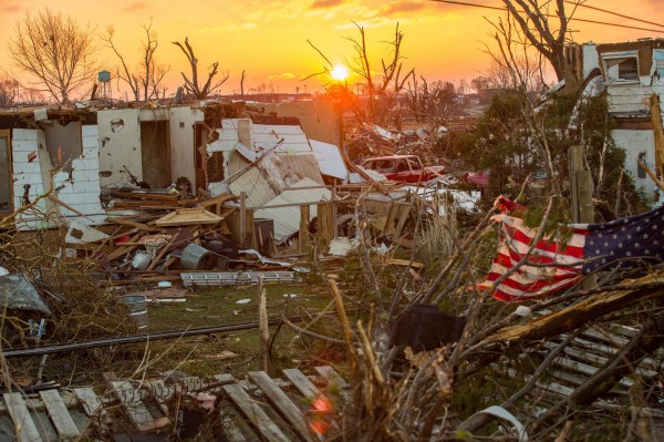 Washington, Ill., sits in ruins the morning after a severe tornado tore through the community, Nov. 18, 2013. Washington, Ill., sits in ruins the morning after a severe tornado tore through the community, Nov. 18, 2013.