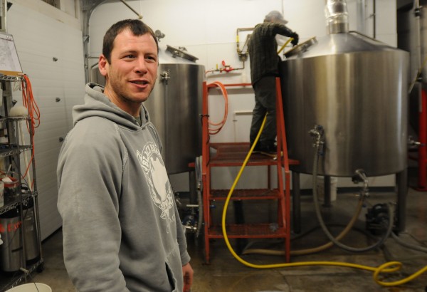 Tim Gallon shows off his beer making production area at Black Bear Brewery in Orono on Wednesday. Gallon has expanded his taproom to include a larger area where patrons can sip beer and listen to live music. Tim Gallon shows off his beer making production area at Black Bear Brewery in Orono on Wednesday. Gallon has expanded his taproom to include a larger area where patrons can sip beer and listen to live music.