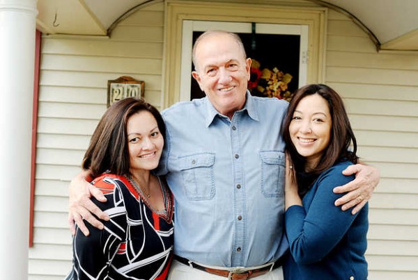 Norm Burnell of Lewiston hosted two visitors from New Jersey on Saturday. Leena Clausell, left, and Sheila Iwano are the daughters of Nick Negron, the man that Burnell spent a lot of time with during the Vietnam War. He searched four decades for his old war buddy and instead found the daughters who never knew Negron. Norm Burnell of Lewiston hosted two visitors from New Jersey on Saturday. Leena Clausell, left, and Sheila Iwano are the daughters of Nick Negron, the man that Burnell spent a lot of time with during the Vietnam War. He searched four decades for his old war buddy and instead found the daughters who never knew Negron.