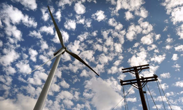 One of the 38 windmills on Stetson Mountain in Township 8 Range 3. One of the 38 windmills on Stetson Mountain in Township 8 Range 3.