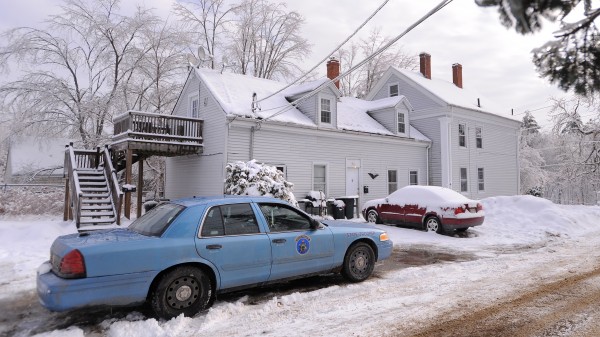 A woman died Wednesday in the house at 25 Central St. in Ellsworth. State police are investigating, as the death appears to be suspicious. A woman died Wednesday in the house at 25 Central St. in Ellsworth. State police are investigating, as the death appears to be suspicious.