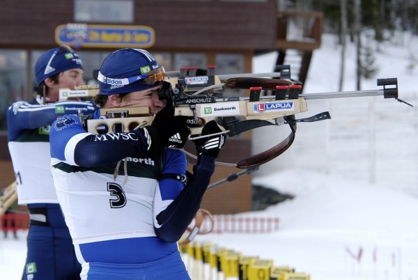 Russell Currier was 12 for 20 on the range during the men's mass start at the US National Championships in March 2010. Russell Currier was 12 for 20 on the range during the men's mass start at the US National Championships in March 2010.