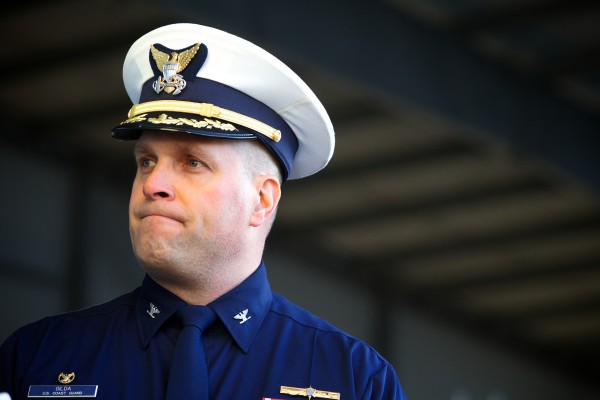 U.S. Coast Guard Capt. Brian S. Gilda said at a South Portland press conference that the search for a possibly missing sailboat off Pemaquid Point was suspended at 3:20 p.m. Friday. U.S. Coast Guard Capt. Brian S. Gilda said at a South Portland press conference that the search for a possibly missing sailboat off Pemaquid Point was suspended at 3:20 p.m. Friday.